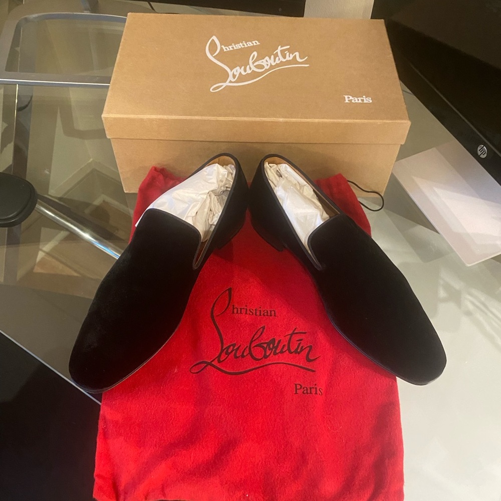Christian Louboutin Velvet Dandelion Loafer